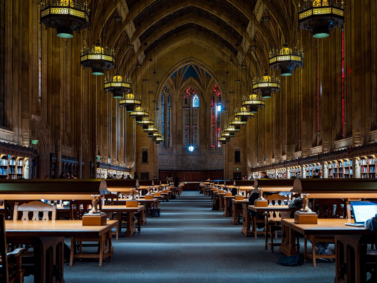 The Suzzallo Library reading room at the University of Washington