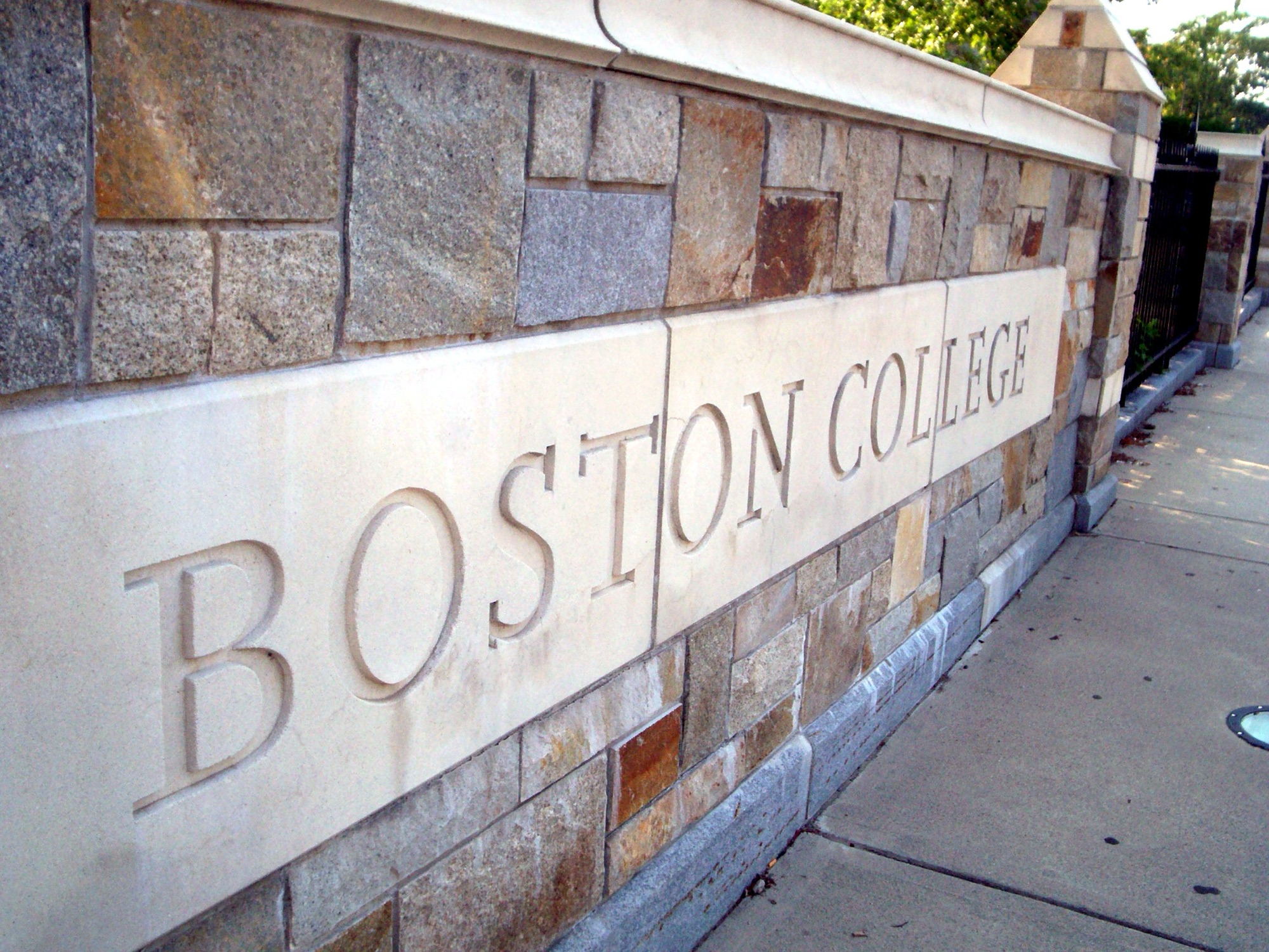 Boston College campus