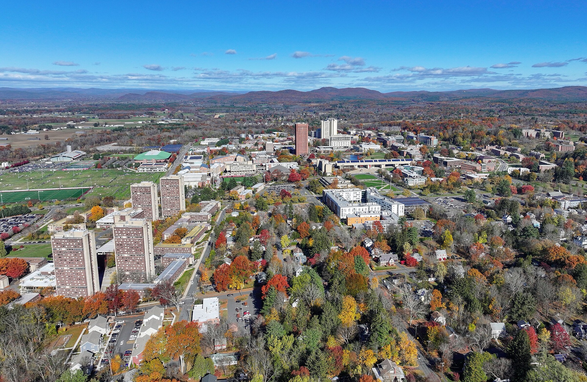 UMass Amherst campus